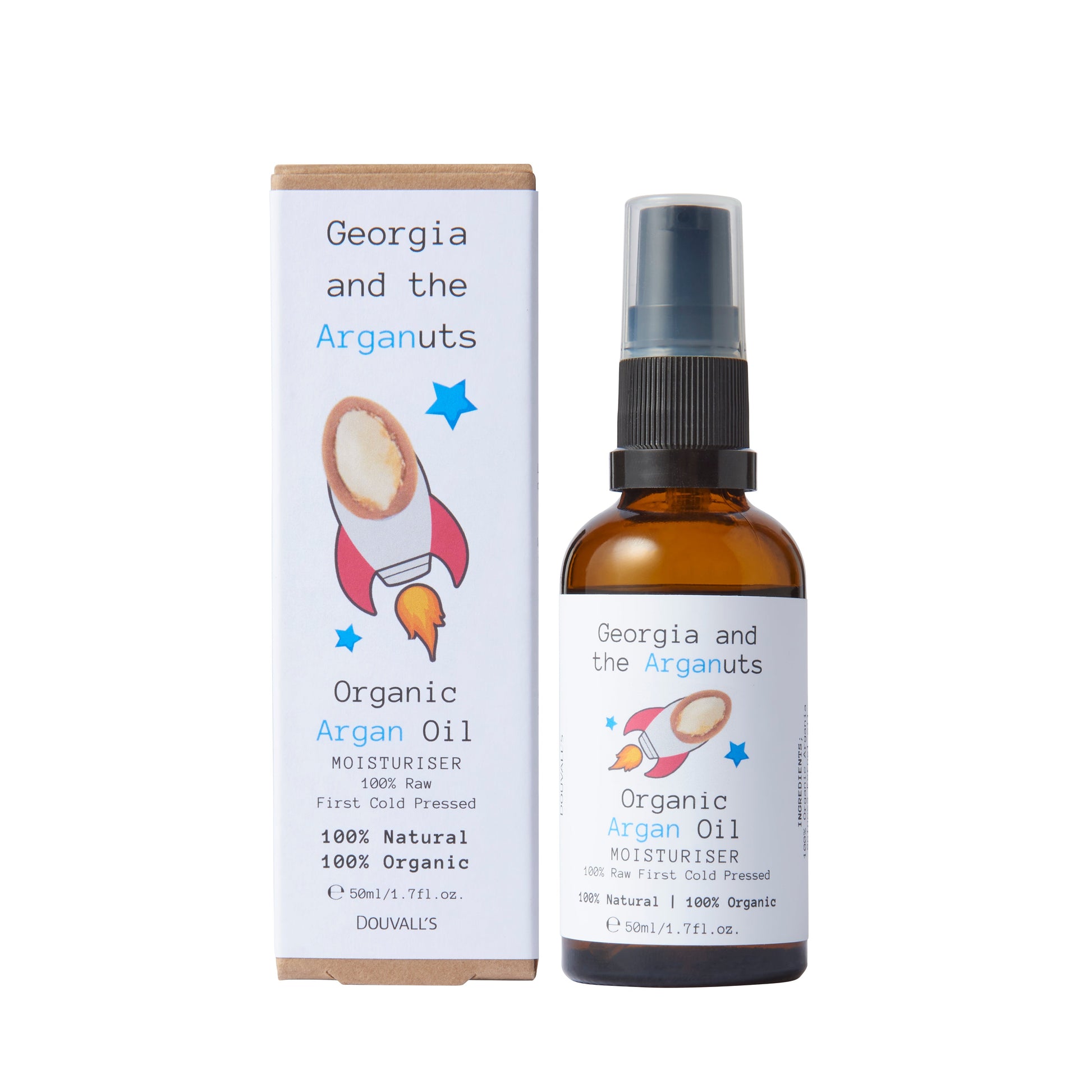 Georgia and the Arganuts Childrens Organic Argan Oil Moisturiser 50ml-0